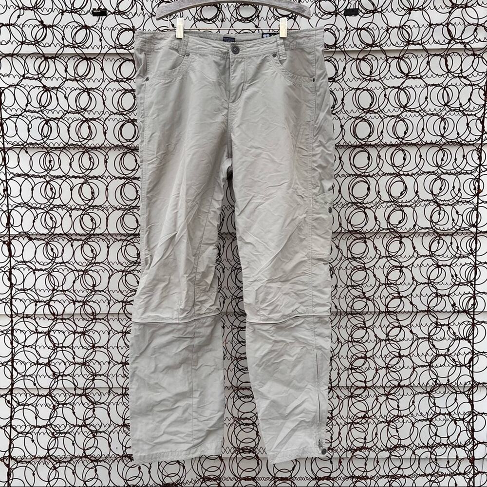 Kuhl WOMENS convertible cargo zip off pants 14 REGULAR